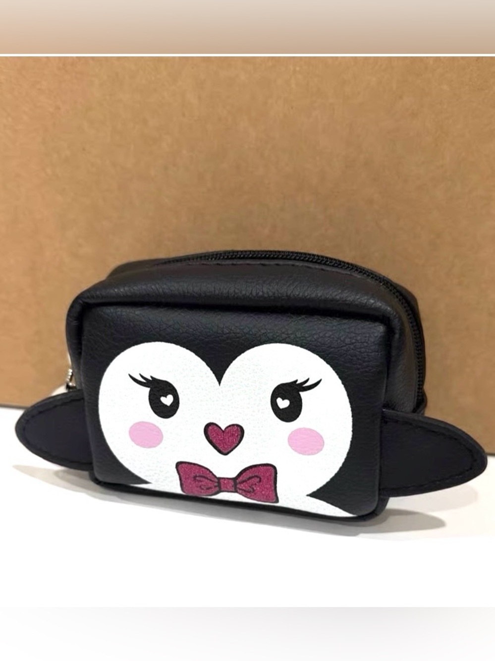 Betsey Johnson~ Black Penguin Medicine Pill Container